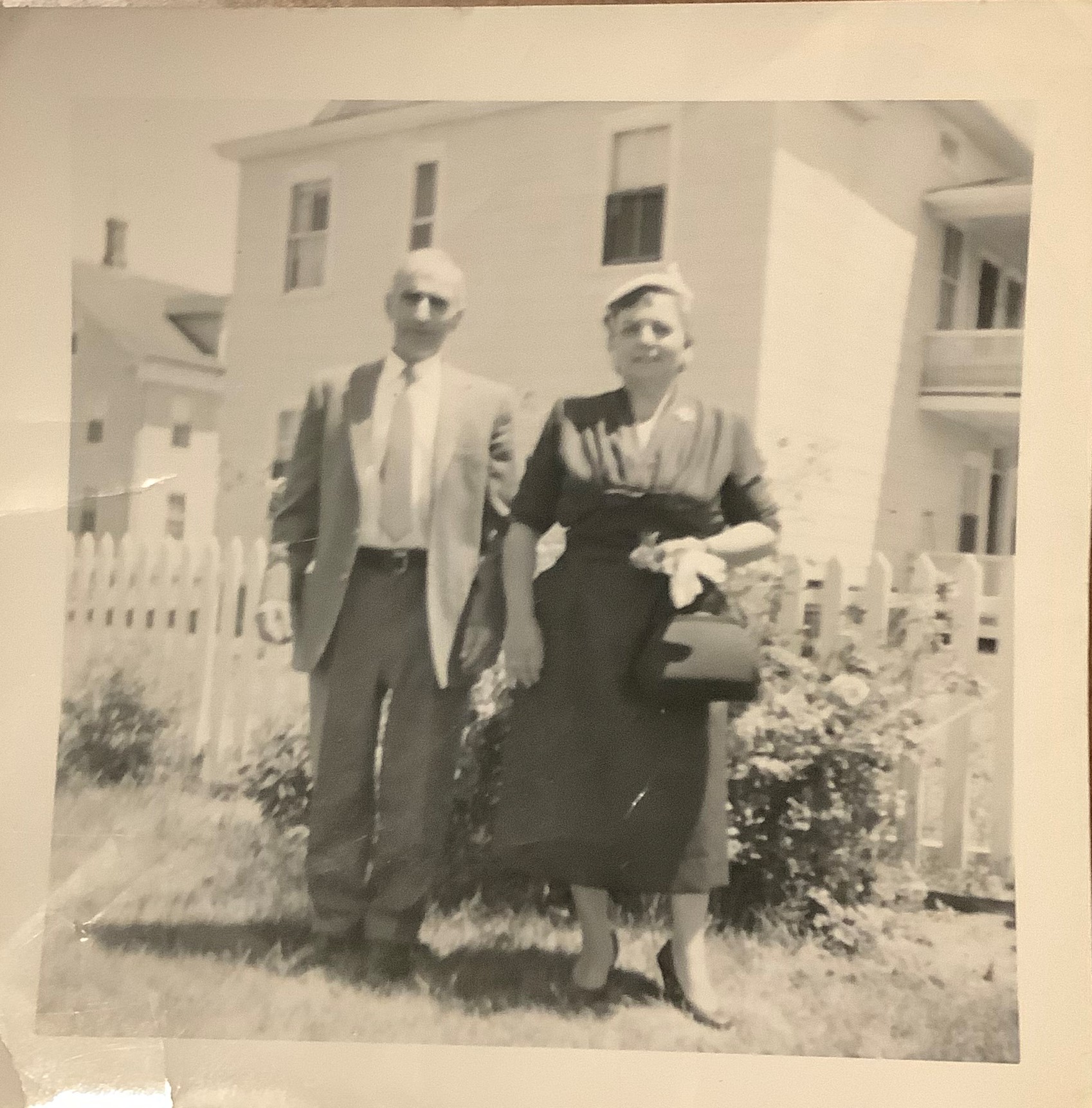5 Yervant and Armenuhi in front of  8 Elm Street, Whitinsville, MA.jpg